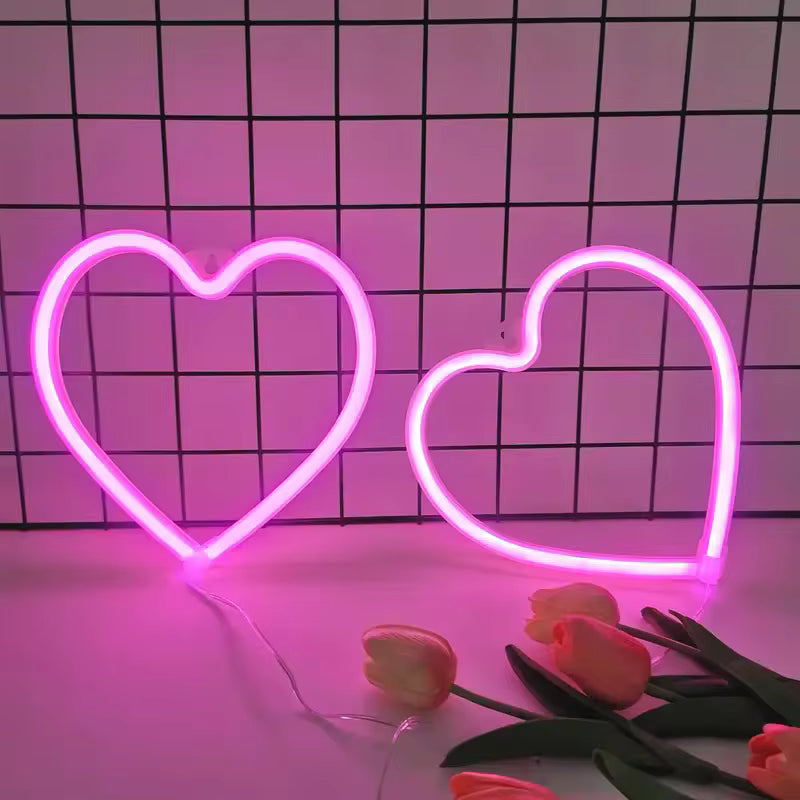 Dorm Babe LED Heart Neon Sign