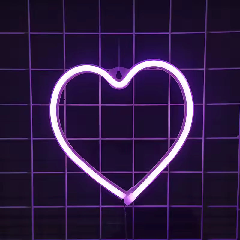 Dorm Babe LED Heart Neon Sign