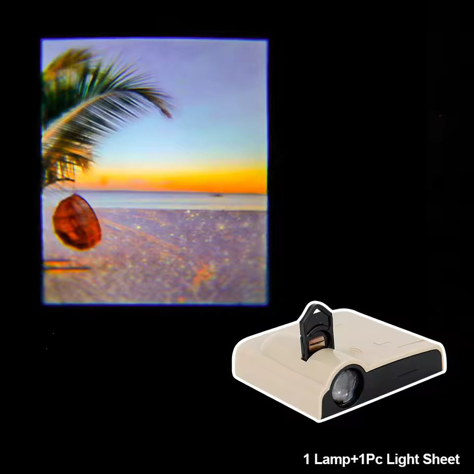 Dorm Babe Scenery Projector