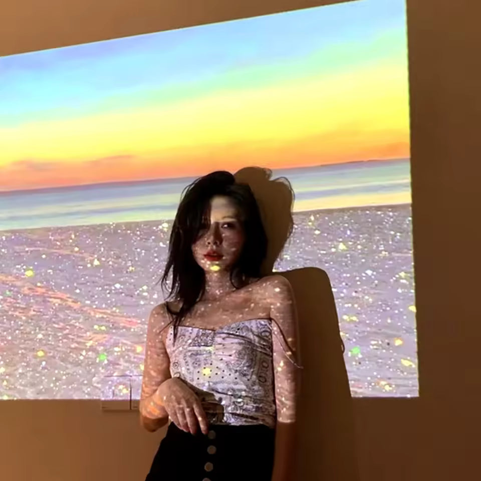 Dorm Babe Scenery Projector
