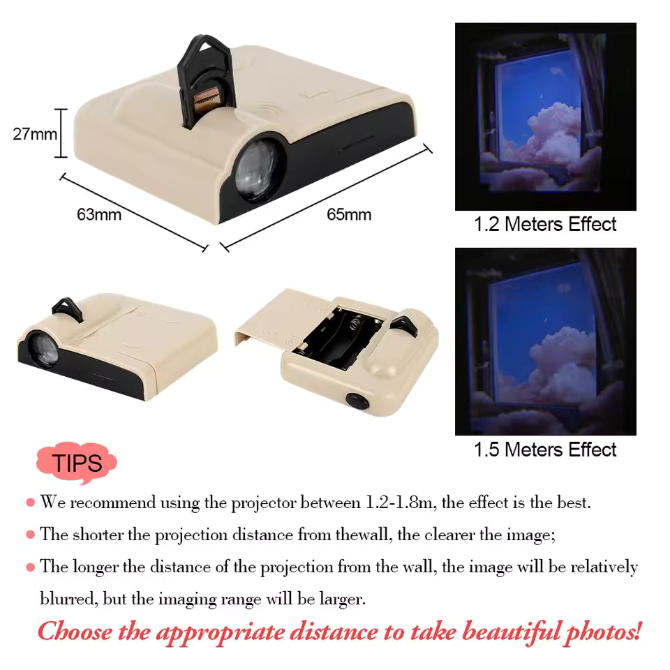 Dorm Babe Scenery Projector