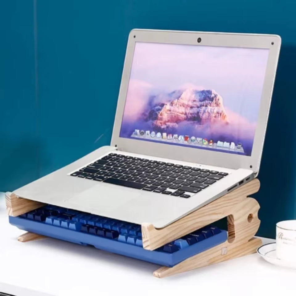 Dorm Babe Foldable Wooden Laptop Stand