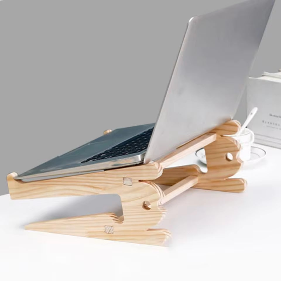 Dorm Babe Foldable Wooden Laptop Stand